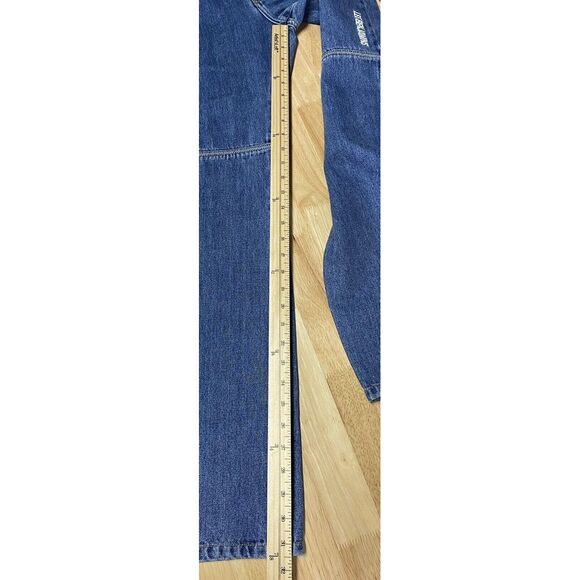 Les‎ Benjamins Denim Jeans Woman's 31x31.5 Tagged (28) Embroidered Spell Out - Picture 5 of 14